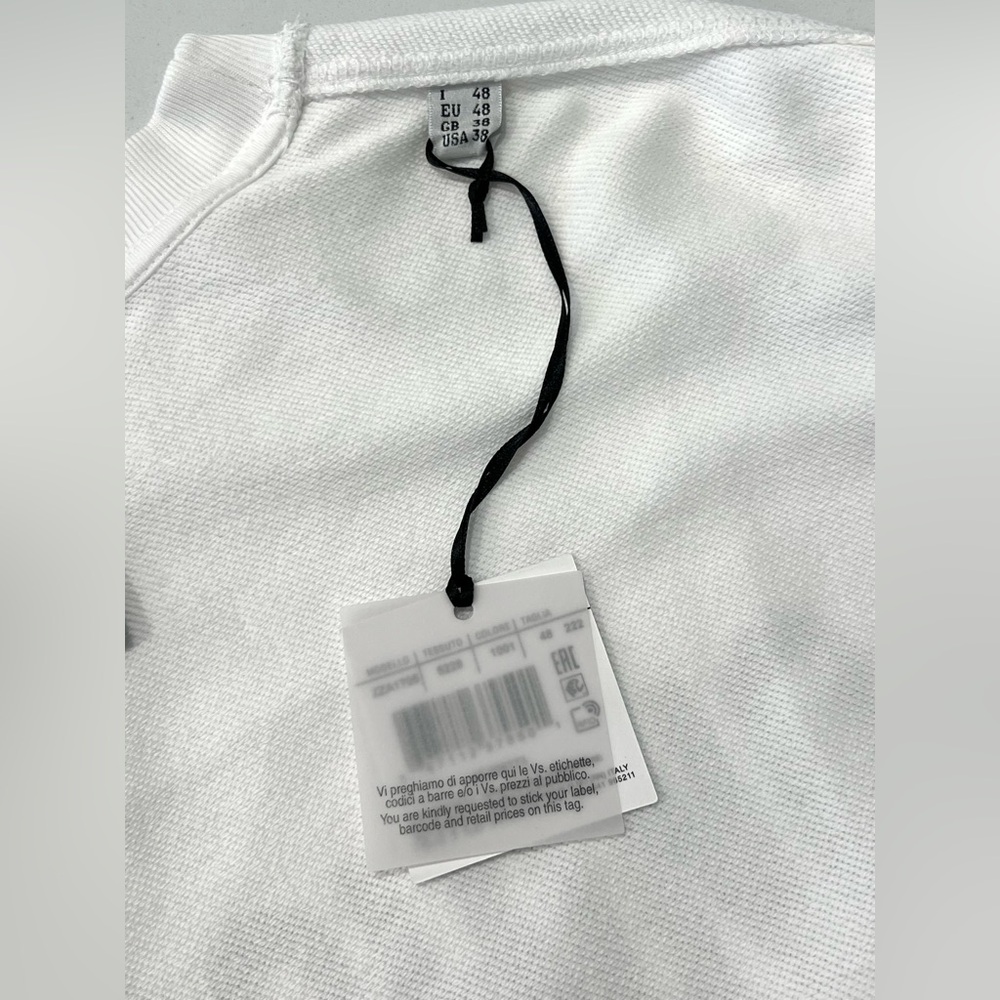 NWT Moschino Couture! White Logo Sweatshirt - Picture 5 of 7
